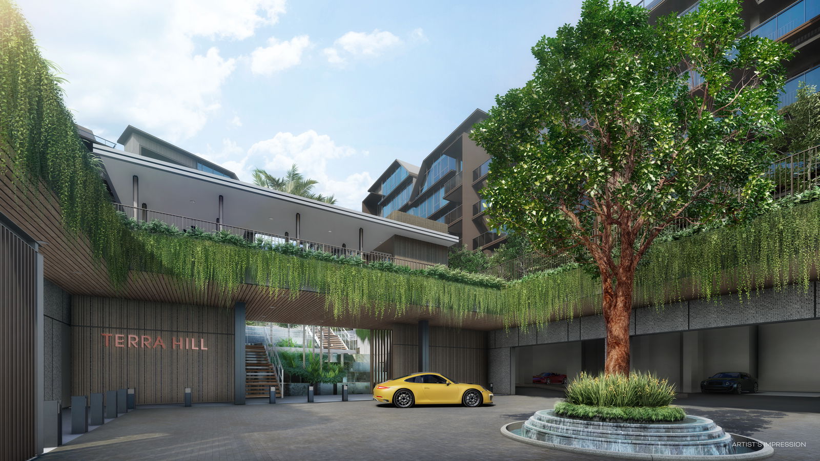 Terra Hill freehold new launch condo with modern architecture in Pasir Panjang