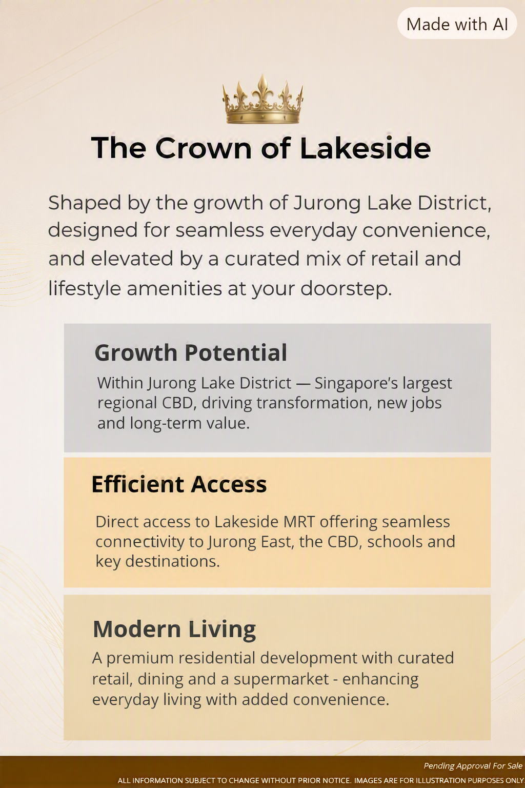Lucerne Grand modern condo in Jurong Lakeside transformation area