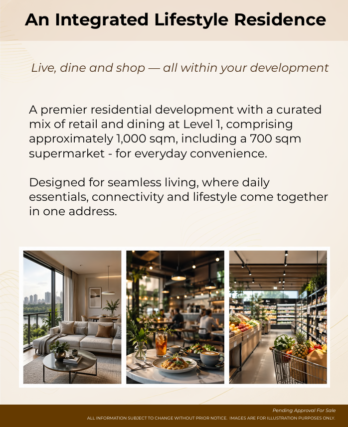 Lucerne Grand integrated living condo beside Lakeside MRT