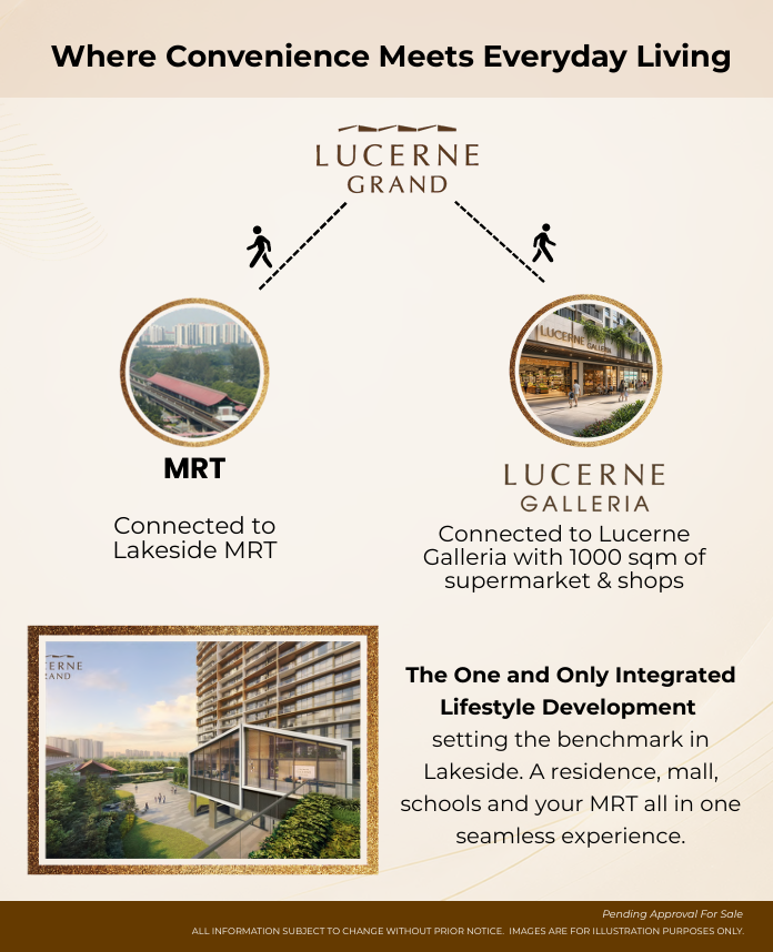 Lucerne Grand integrated lifestyle residence with MRT connectivity